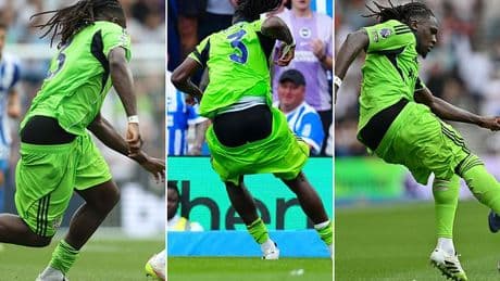 Premier League star issues cheeky five-word response after suffering repeated wardrobe malfunction on opening weekend