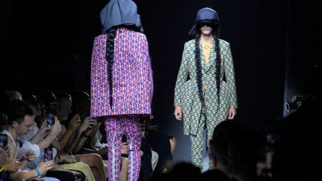 Rei Kawakubo redefines men's suits with radical designs at Paris Fashion Week