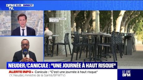 Canicule: "L'idée est d'avoir un maximum de lits ouverts aux urgences en aval", explique Yannick Neuder, ministre chargé de la Santé