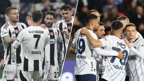 Fenerbahçe ikinci, Beşiktaş ilk yarılarda etkili