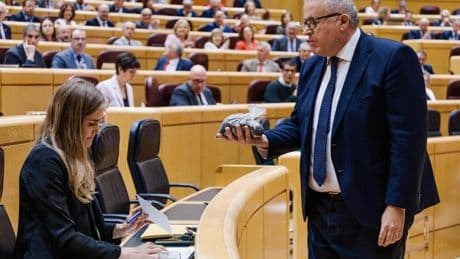 El PSOE denuncia ante la Policía a un senador del PP por depositar tierras tóxicas en el escaño de Aagesen