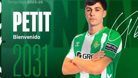 Gonzalo Petit, nuevo jugador del Betis hasta 2031