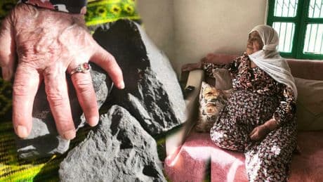 Tunceli'de 85 yaşındaki kadının bahçesine 'servet' yağdı