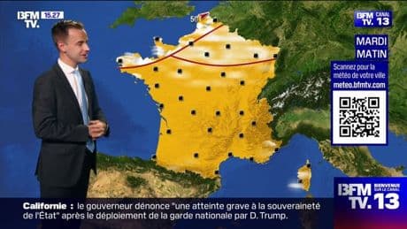 La météo pour ce mardi 10 juin 2025
