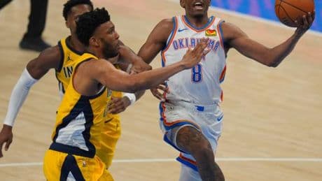 NBA : Oklahoma City n’est plus qu’à un match du titre après une nouvelle victoire contre les Indiana Pacers