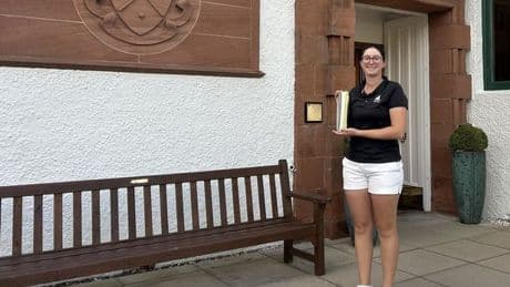 Ailsa Brannock from Castle Douglas wins prestigious golfing tournament in Edinburgh