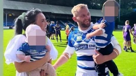 Wife’s desperate plea for rugby star who vanished weeks after birth of new baby