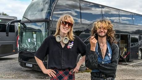 'We're living in a broken-down bus as we've been priced out of the rental market'