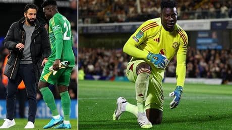 Andre Onana couldn't handle pressure at Man United, claims Ruben Amorim, as he explains reason behind shipping £47m keeper out on loan to Turkey