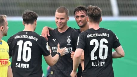 Gladbachs Pokal-Noten - Eine Eins – aber auch zwei Fünfen