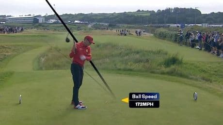 Sergio García destroza su driver, frustrado por su mala semana en el Open