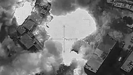 Drone footage shows Israel’s huge missile strike on Syria’s military HQ