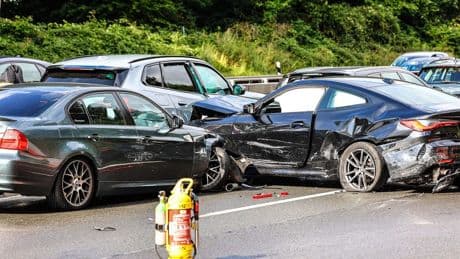 Bei Hagen: Massenkarambolage mit 14 Autos auf der A1