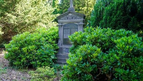 Auf Friedhof - Mann (53) unter Grabstein begraben und schwer verletzt