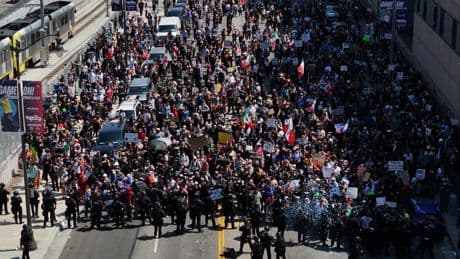 Immigration raids fuel protests and fear in Los Angeles