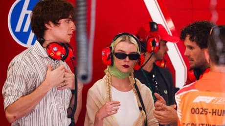 Formel 1 in Ungarn: Anya Taylor-Joy schaut bei Ferrari vorbei
