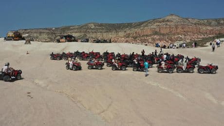 Turizmciler bayramda Kapadokya'yı doldurdu