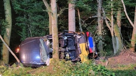 Auto kracht gegen mehrere Bäume – vier Tote