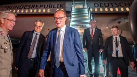 Liveblog zur Merz-Regierung: Merz zu Antrittsbesuch in Washington eingetroffen