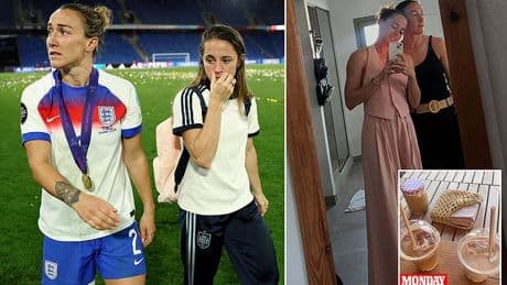 Lucy Bronze holidays with Spain rival and 'close friend' Ona Batlle after Euros triumph - with Lionesses star overcoming broken leg to help side secure historic victory