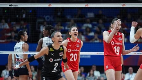 A Milli Kadın Voleybol Takımı, Dominik Cumhuriyeti'ni 3-0 mağlup etti