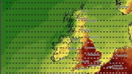 Weather maps reveal exactly what UK areas face 35C as sweltering heatwave hits