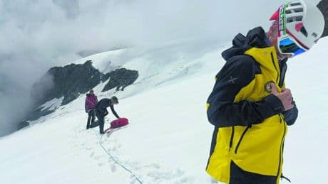In due bloccati sul Monte Rosa