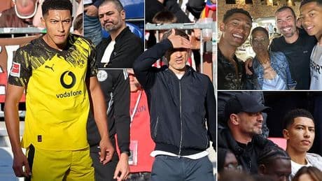 'Upset' father of Jobe Bellingham 'attempted to CONFRONT Dortmund manager' after he was subbed at HALF TIME during dismal display in Germany - as parents of Jude's brother are told NOT to return to locker room
