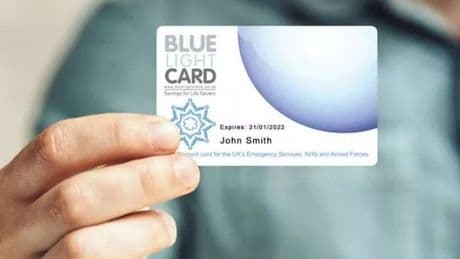 All jobs eligible for a Blue Light Card with hundreds of discounts across UK