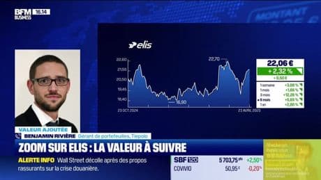 Valeur ajoutée : Ils apprécient Elis - 23/04