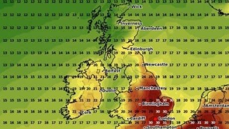 UK weather maps show when 30C temperatures will return - see full list of dates