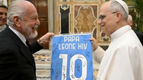Papst Leo empfängt italienischen Fußballmeister Neapel
