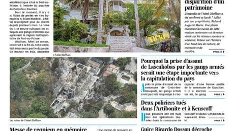 Un hôtel “mythique” d’Haïti brûlé dans “la fureur des gangs”
