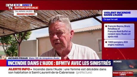 "C'est un spectacle de désolation": le maire de Jonquières indique que "les trois quarts" du territoire de sa commune ont brûlé
