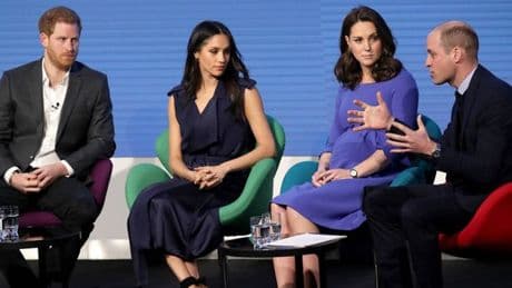 Prince William's two-word joke was 'first sign of tension' with Prince Harry and Meghan