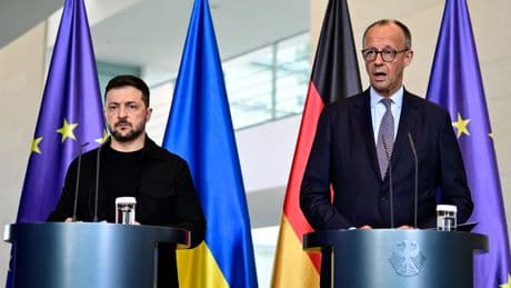 Selenskyj in Berlin: Gemeinsame Positionen von Merz und Selenskyj