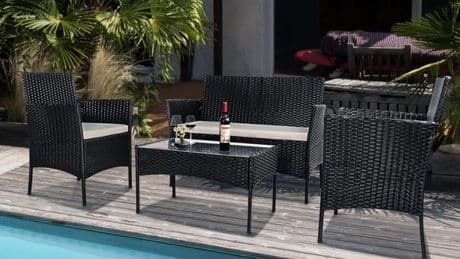 ‘Gorgeous and so comfy’ rattan furniture set is axed by £70 as date for next heatwave is set
