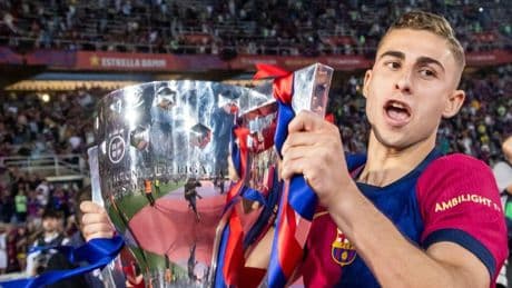 Fermín: "No pienso en irme, estoy muy feliz en el Barça"