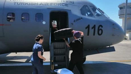Hava Kuvvetleri uçağı, organ nakli için havalandı