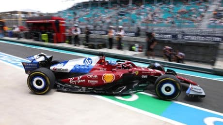 Formule 1 : «Comme de l’ananas sur une pizza», le bleu et le blanc sur la Ferrari à Miami sous le feu des critiques