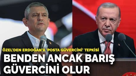 Özel’den Erdoğan’a 'posta güvercini' tepkisi: Benden ancak barış güvercini olur