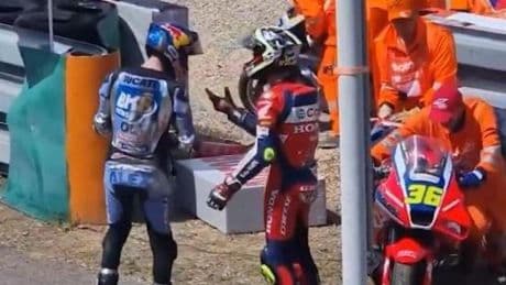 ¿Qué pilotos de MotoGP se han caído más en este 2025? Marc Márquez se libra de uno de sus mayores problemas