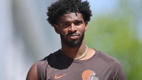 Browns downplay Shedeur Sanders taking second in QB reps at rookie minicamp