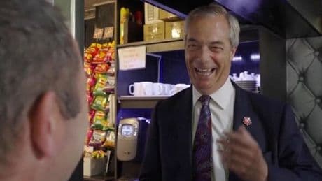 Nigel Farage goes to UK's first Reform pub and drinks 'Remainer Tears'