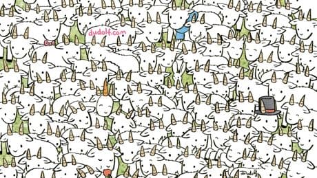 Wimmelbild der Woche - Können Sie hier das versteckte Schaf finden?