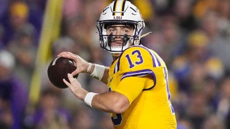 LSU coach Brian Kelly sets record straight on Garrett Nussmeier’s injury amid online rumors
