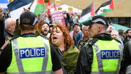 Far right group met in Glasgow by anti-racism demo in major counter-protest