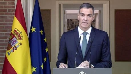 Sánchez anuncia una ley para imponer el embargo de armas a Israel