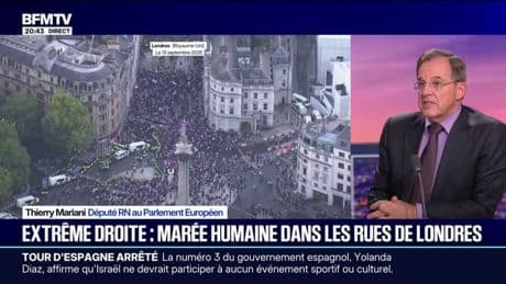 Manifestation anti-immigration à Londres: pour Thierry Mariani, député RN, "il y a un problème d'immigration en Europe"