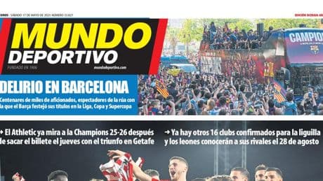 Portada de hoy de la Edición Bizkaia-Araba de Mundo Deportivo
